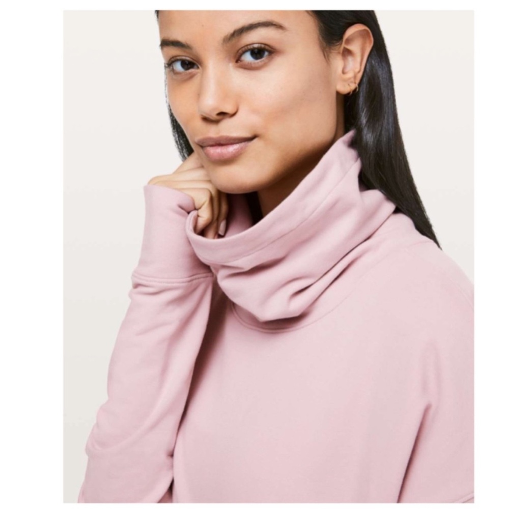 Lululemon Go Forward Pullover Porcelain Pink Size 6 - Picture 3 of 15